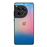 Blue & Pink Ombre OnePlus 12R 5G Glass Back Cover Online