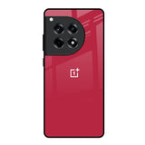 Solo Maroon OnePlus 12R 5G Glass Back Cover Online