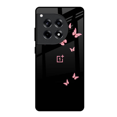 Fly Butterfly OnePlus 12R 5G Glass Back Cover Online