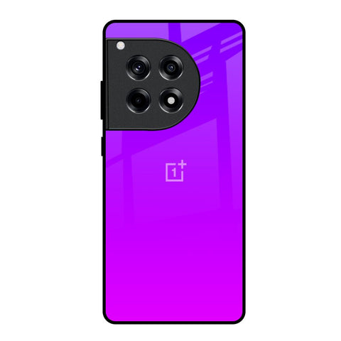 Purple Pink OnePlus 12R 5G Glass Back Cover Online