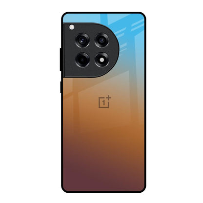 Rich Brown OnePlus 12R 5G Glass Back Cover Online