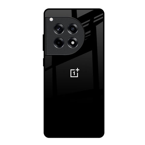 Jet Black OnePlus 12R 5G Glass Back Cover Online