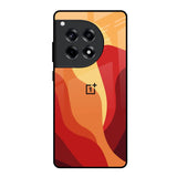 Magma Color Pattern OnePlus 12R 5G Glass Back Cover Online