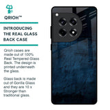 Dark Blue Grunge Glass Case for OnePlus 12R 5G