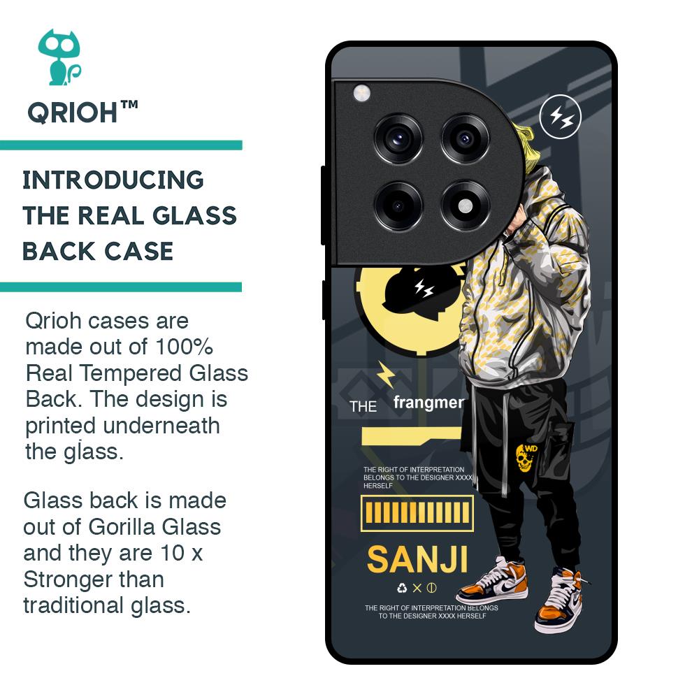 Cool Sanji Glass Case for OnePlus 12R 5G