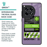 Run & Freedom Glass Case for OnePlus 12R 5G