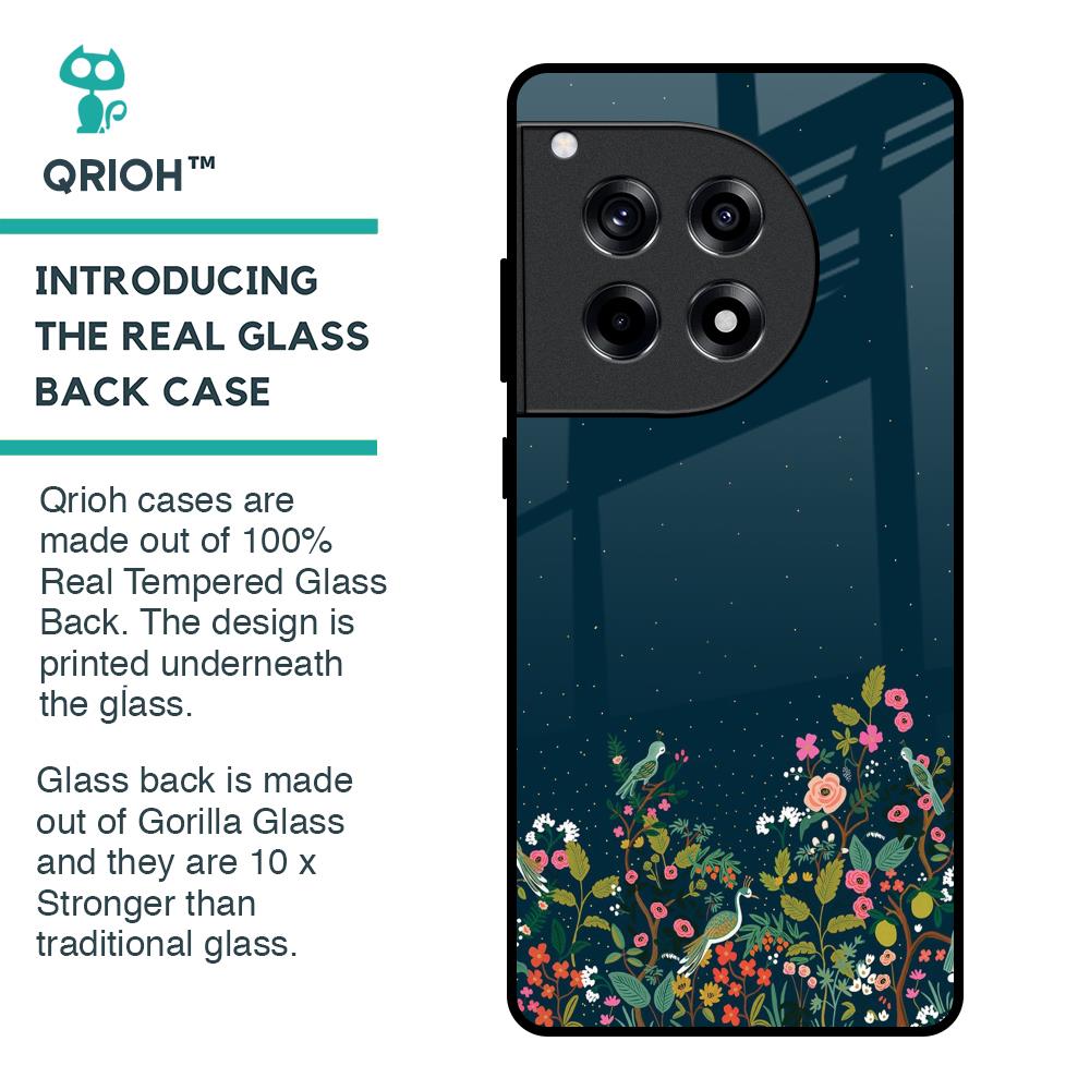 Small Garden Glass Case For OnePlus 12R 5G