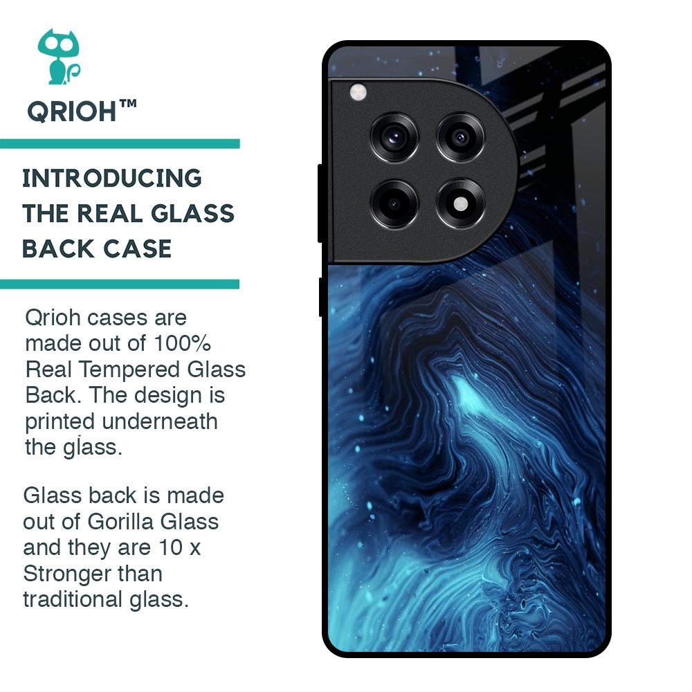 Dazzling Ocean Gradient Glass Case For OnePlus 12R 5G