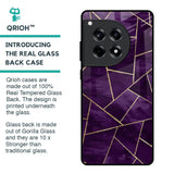 Geometric Purple Glass Case For OnePlus 12R 5G