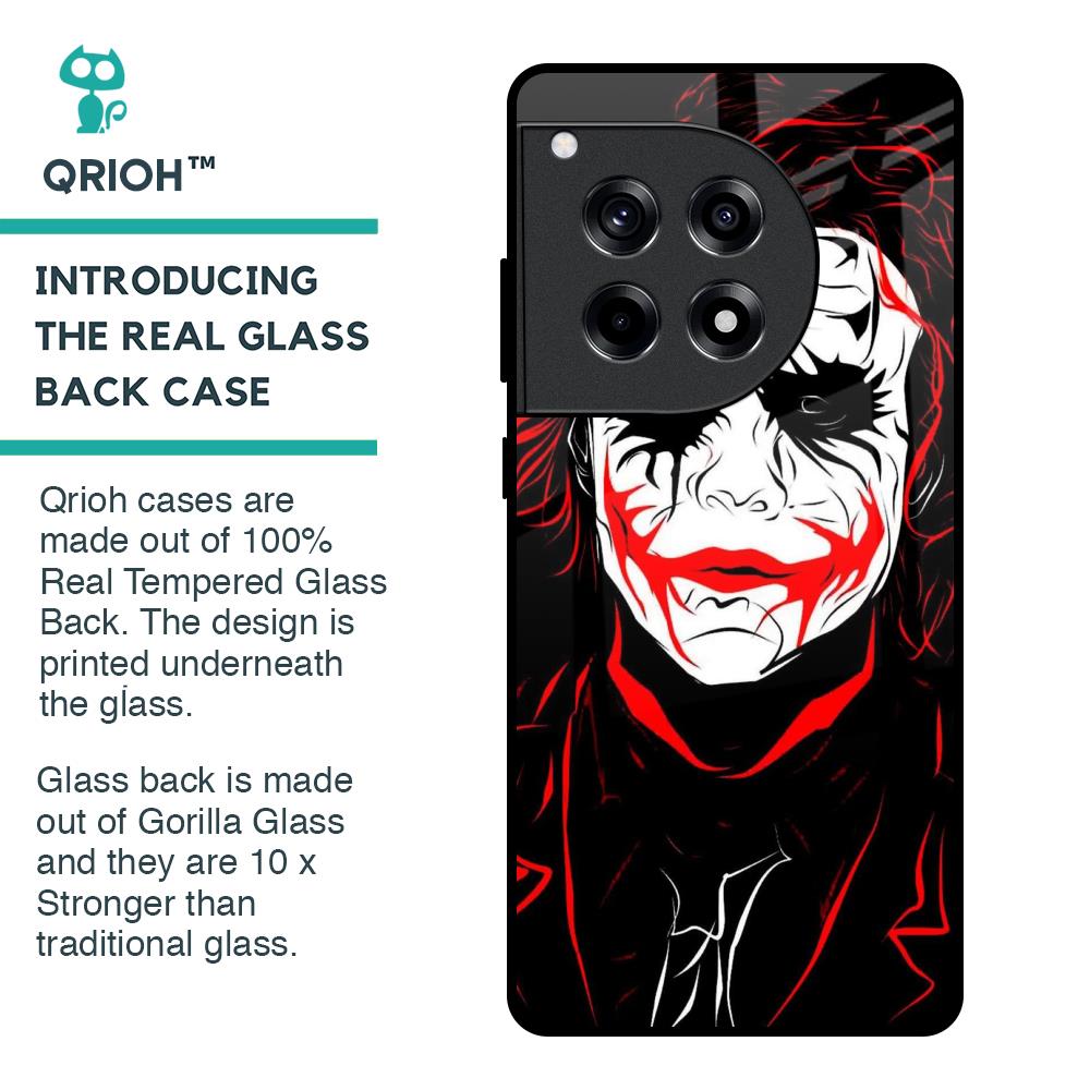 Life In Dark Glass Case For OnePlus 12R 5G