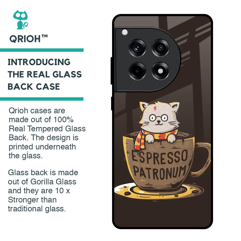 Tea With Kitty Glass Case For OnePlus 12R 5G