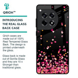 Heart Rain Fall Glass Case For OnePlus 12R 5G