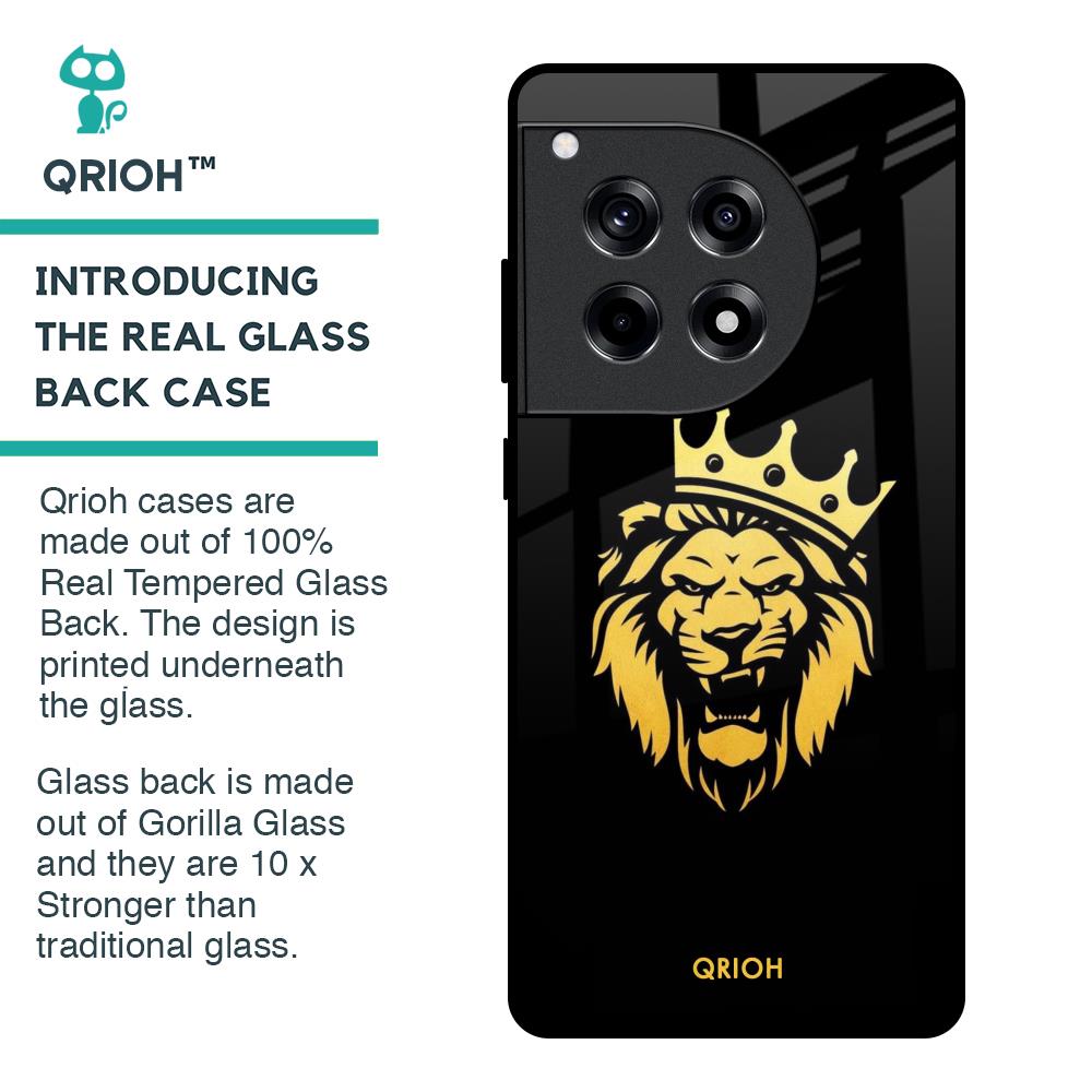 Lion The King Glass Case for OnePlus 12R 5G