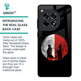 Anime Red Moon Glass Case for OnePlus 12R 5G