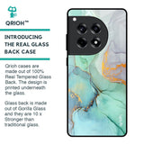 Green Marble Glass Case for OnePlus 12R 5G