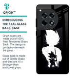 Monochrome Goku Glass Case for OnePlus 12R 5G