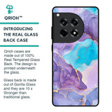 Alcohol ink Marble Glass Case for OnePlus 12R 5G