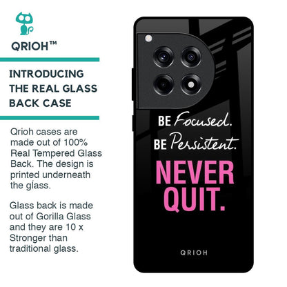 Be Focused Glass Case for OnePlus 12R 5G