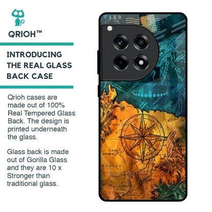Architecture Map Glass Case for OnePlus 12R 5G