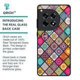 Multicolor Mandala Glass Case for OnePlus 12R 5G