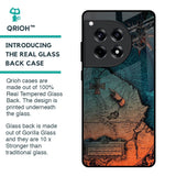 Geographical Map Glass Case for OnePlus 12R 5G