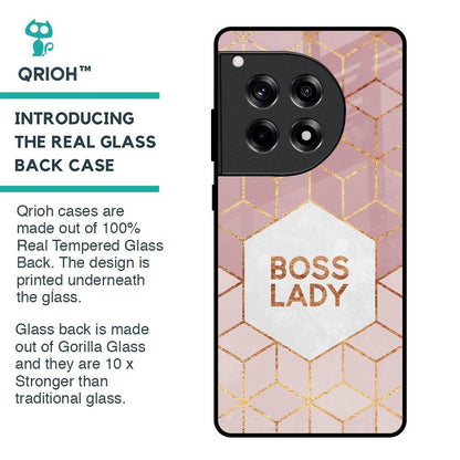 Boss Lady Glass Case for OnePlus 12R 5G