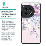 Elegant Floral Glass Case for OnePlus 12R 5G