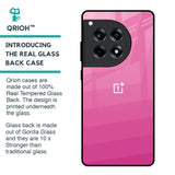 Pink Ribbon Caddy Glass Case for OnePlus 12R 5G