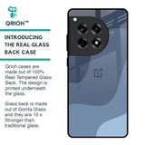 Navy Blue Ombre Glass Case for OnePlus 12R 5G