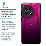 Purple Ombre Pattern Glass Case for OnePlus 12R 5G