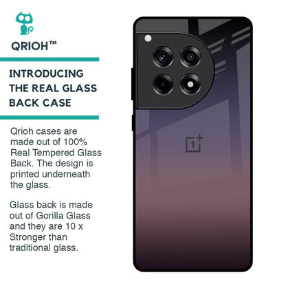 Grey Ombre Glass Case for OnePlus 12R 5G