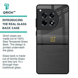 Grey Metallic Glass Case For OnePlus 12R 5G