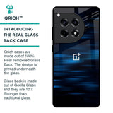 Blue Rough Abstract Glass Case for OnePlus 12R 5G