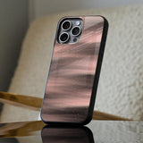 Rose Gold Shimmer Glass Case