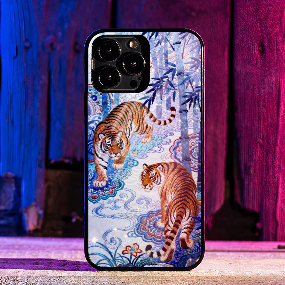 Tigers Glass Case