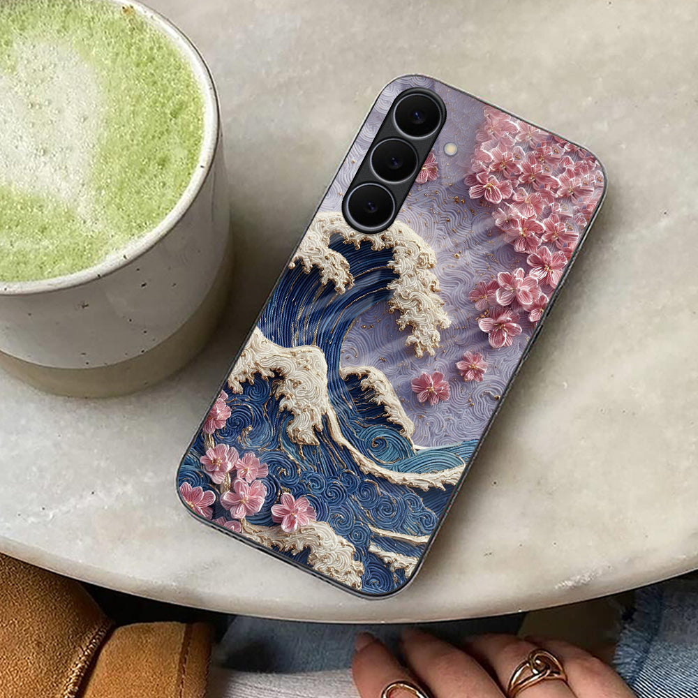 Petal Wave Glass Case
