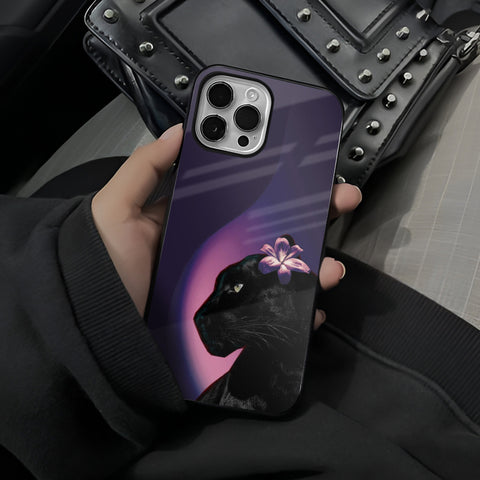 Black Panther Glass Case