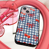 Red Bow Glass Case