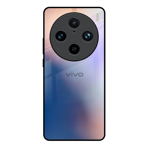 Blue Mauve Gradient Vivo X100 Pro 5G Glass Back Cover Online