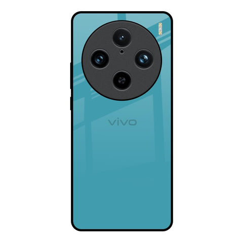 Oceanic Turquiose Vivo X100 Pro 5G Glass Back Cover Online