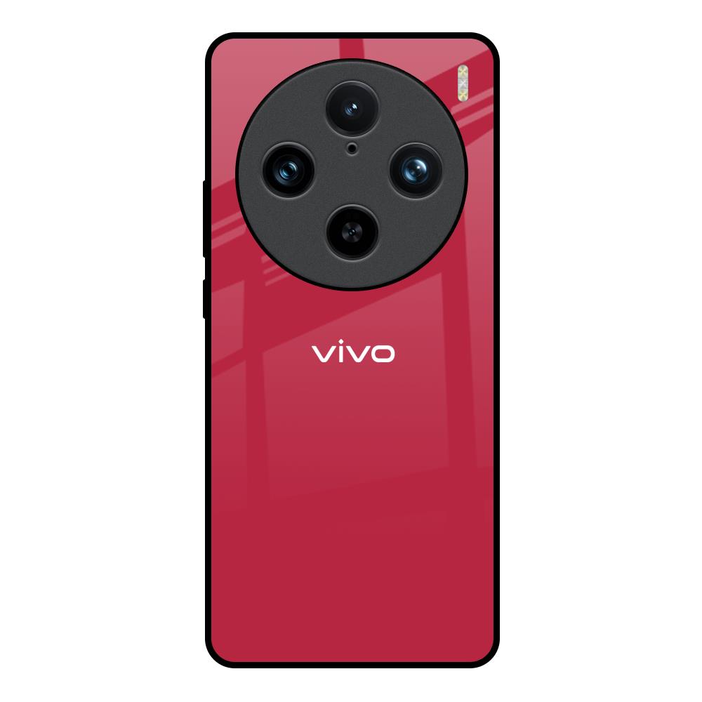 Solo Maroon Vivo X100 Pro 5G Glass Back Cover Online