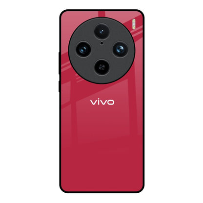 Solo Maroon Vivo X100 Pro 5G Glass Back Cover Online