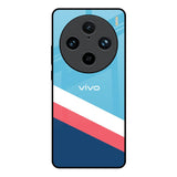 Pink & White Stripes Vivo X100 Pro 5G Glass Back Cover Online