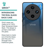 Blue Grey Ombre Glass Case for Vivo X100 Pro 5G
