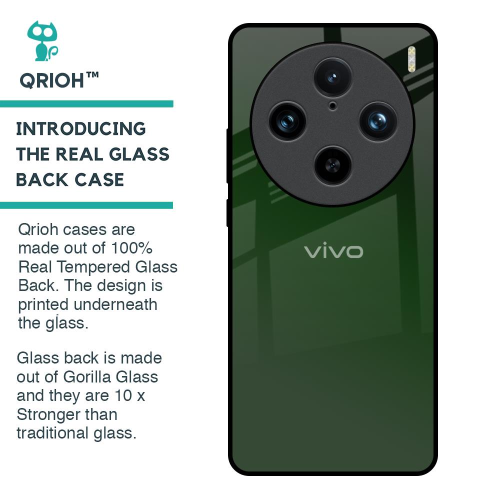 Deep Forest Glass Case for Vivo X100 Pro 5G