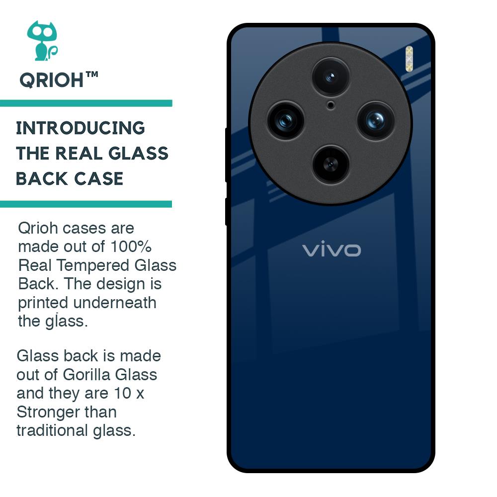 Royal Navy Glass Case for Vivo X100 Pro 5G