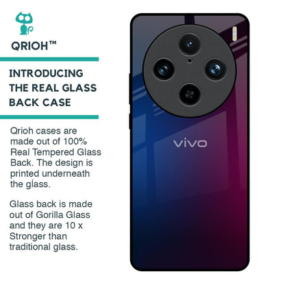 Mix Gradient Shade Glass Case For Vivo X100 Pro 5G