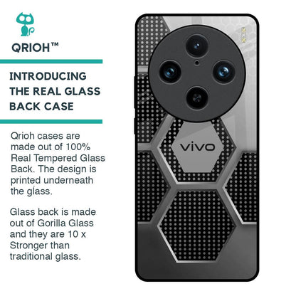 Hexagon Style Glass Case For Vivo X100 Pro 5G