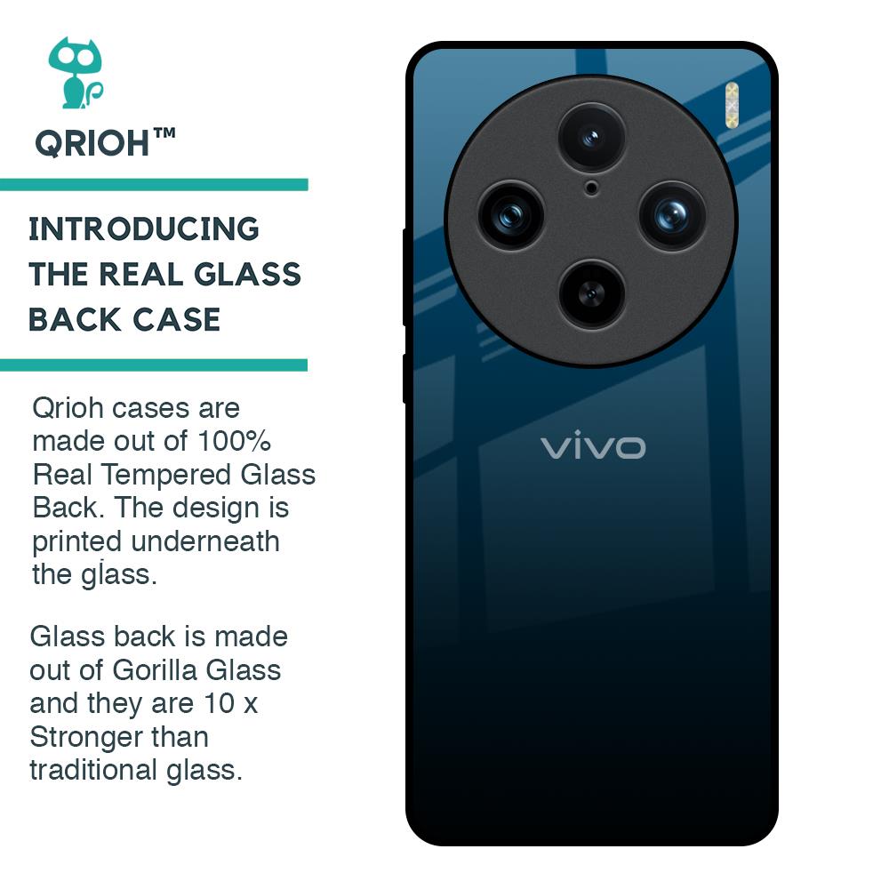 Sailor Blue Glass Case For Vivo X100 Pro 5G
