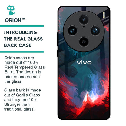 Brush Art Glass Case For Vivo X100 Pro 5G